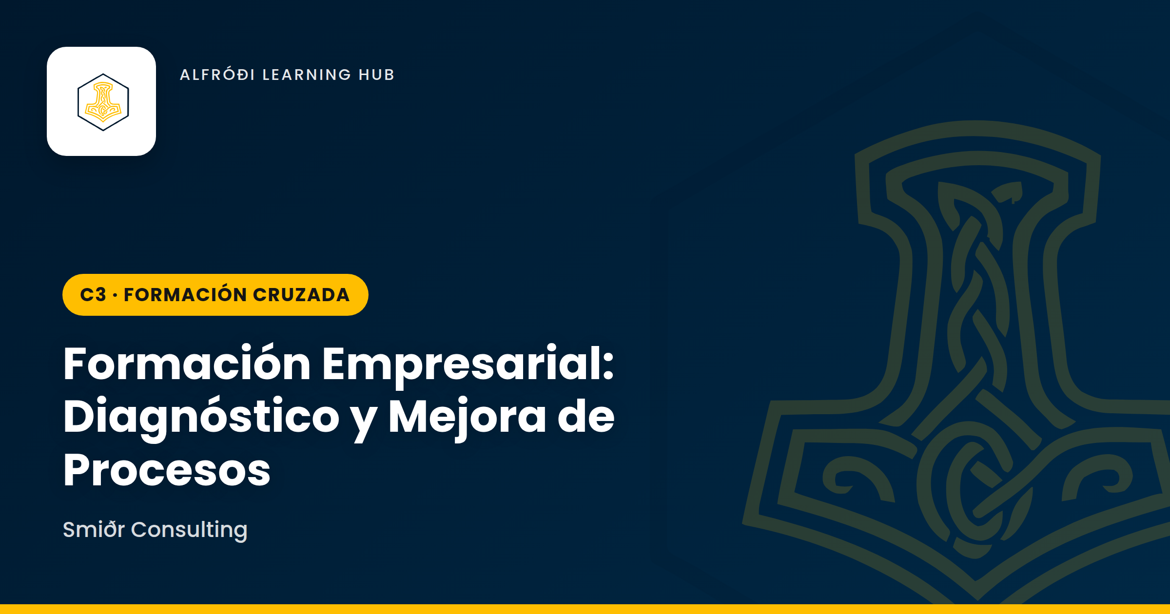 Smiðr Consulting — Formación Empresarial — Alfróði Learning Hub