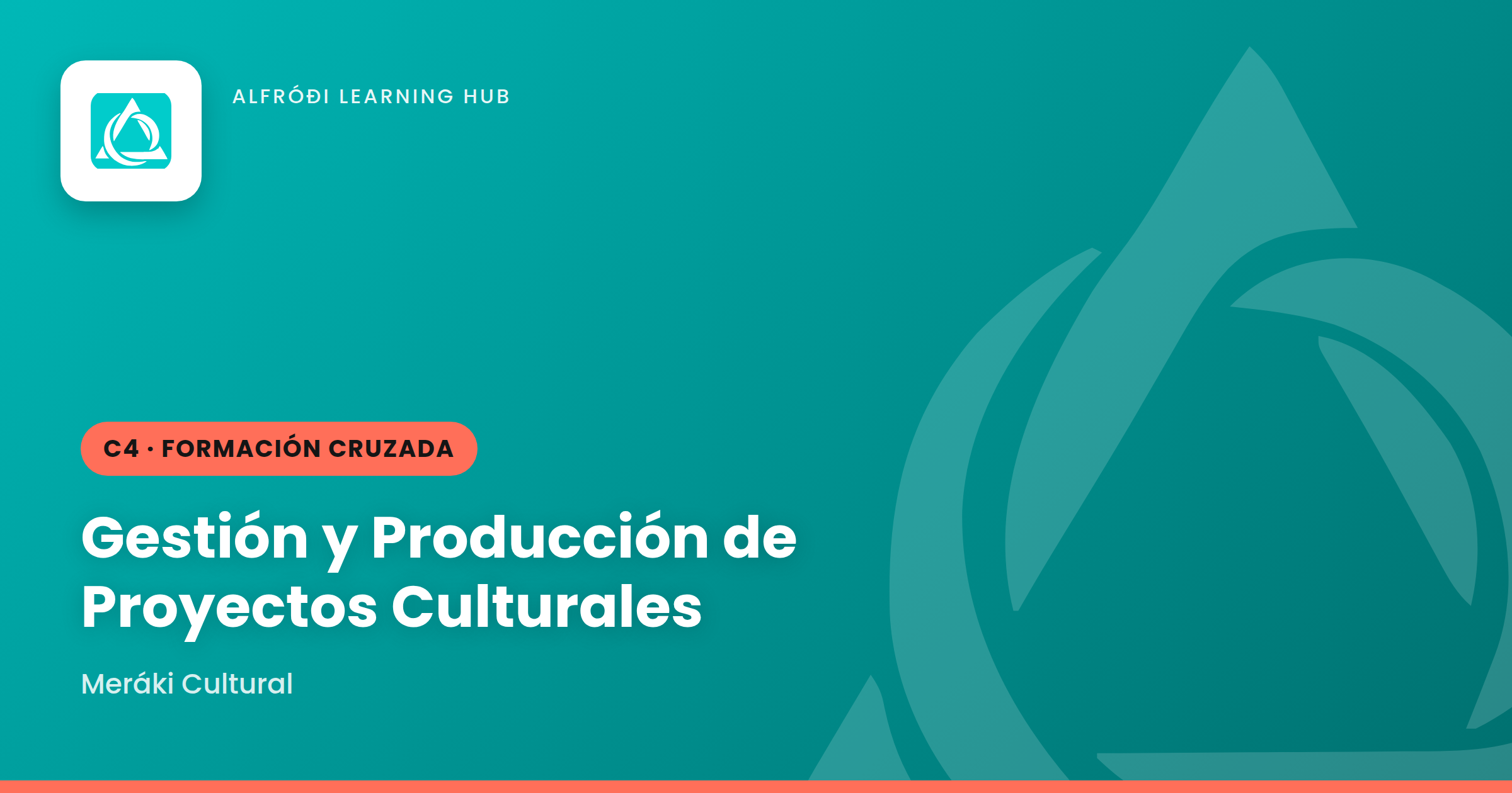 Gestión y Producción de Proyectos Culturales — Alfróði Learning Hub